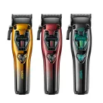 VGR V-668 Hair Clipper Kit 2500mAh Battery Vector Motor 8000~11000RPM Adjustable Taper Lever USB Rechargeable Ceramic DLC Blades for Men