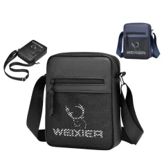 WEIXIER Bărbați Crossbody Geantă Impermeabilă Ușoară Modă Casual Călătorie Geantă de umăr