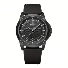NAVIFORCE Men Silicone Strap Quartz Watch Waterproof Sports Digital Wrist Watch Casual Luminous Electronic Watch for Men