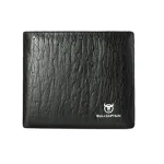 BULLCAPTAIN Men's RFID Genuine Leather Billfold Wallet with Gift Box Business Casual Multi-Card Slot Card Holder Money Clip Gift for Boyfriend Father Husband Gift