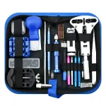 212pcs Watch Repair Tool Kit - Aluminum Alloy Watchmaker Set with Pry Knife, Screwdrivers, Pin Hammer, Band Link Tools for Watch Repairs