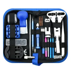 212pcs Watch Repair Tool Kit - Aluminum Alloy Watchmaker Set with Pry Knife, Screwdrivers, Pin Hammer, Band Link Tools for Watch Repairs