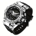 SANDA Men's Sport Digital Watches Multifunctional Luminous Wrist Watch Waterproof Shockproof Alarm Clock Men Watch