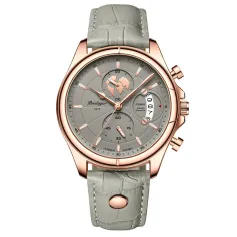 POEDAGAR Men's Waterproof Luminous Quartz Watches Fashion Multi-function Business Casual Wristwatch