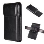 Bolsa de cintura universal magnética para celular de negócios casual Clipe de cinto de couro Capa de bolsa de coldre de telefone