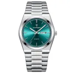 POEDAGAR Luxury Men Quartz Watch Waterproof Luminous Sport Watches Date Week Stainless Steel Male Wristwatch