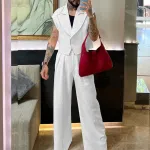 INCERUN Men's Fashion Short Tank Top Pants Casual Two Pieces Outfits