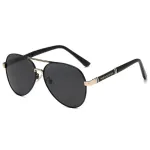 Men's Polarized Sunglasses Classic Fashion Metal Frame Pilot Sun Glasses for Traveling Surfing Driving Fishing UV400