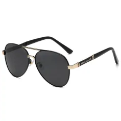 Men's Polarized Sunglasses Classic Fashion Metal Frame Pilot Sun Glasses for Traveling Surfing Driving Fishing UV400