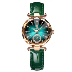 POEDAGAR Women Watches Fashion Rhinestones Dial Leather Quartz Watch Top Brand Luxury Waterproof Ladies Wristwatch