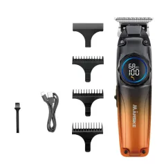 MARSKE MS-5601 Hair Clipper for Men With Fade Design LED Display Cordless USB Rechargeable Stainless Steel Blades 1800mAh Battery