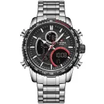 NAVIFORCE Multi-function Men Watch Night Light Waterproof Quartz Watch Timepiece Chronograph Date Sport Watch for Male