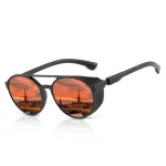 Men's Polarized Sunglasses Fashion Round Driving Sun Glasses for Unisex Classic Male Eyewear Travel Hiking Fishing Sunglasses