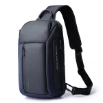 BANGE Chest Bag Men Casual Crossbody Bag Waterproof Shoulder Satchel Multi-Pockets Large Capacity Men's Bag