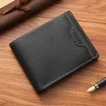 Men's PU Leather Wallet Slim Purses Multifunction Card Holder Large Capacity Bags Coin Purse For Men