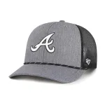 ATLANTA BRAVES CARBON ROPE BVHATS 47 TRUCKER