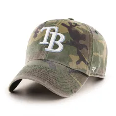 TAMPA BAY RAYS CAMO BVHATS 47 CLEAN UP