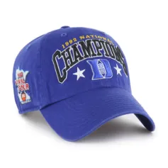 DUKE BLUE DEVILS TITLE CHAMP BVHATS 47 CLEAN UP