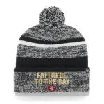 SAN FRANCISCO 49ERS SCRIPT NORTHWARD BVHATS 47 CUFF KNIT