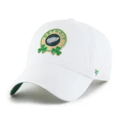 DETROIT RED WINGS ST. PADDYBVHATS S DOUBLE SHAMROCK BVHATS 47 CLEAN UP